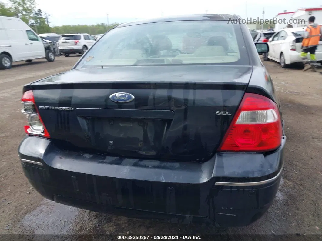 2006 Ford Five Hundred Sel Black vin: 1FAHP24136G126341