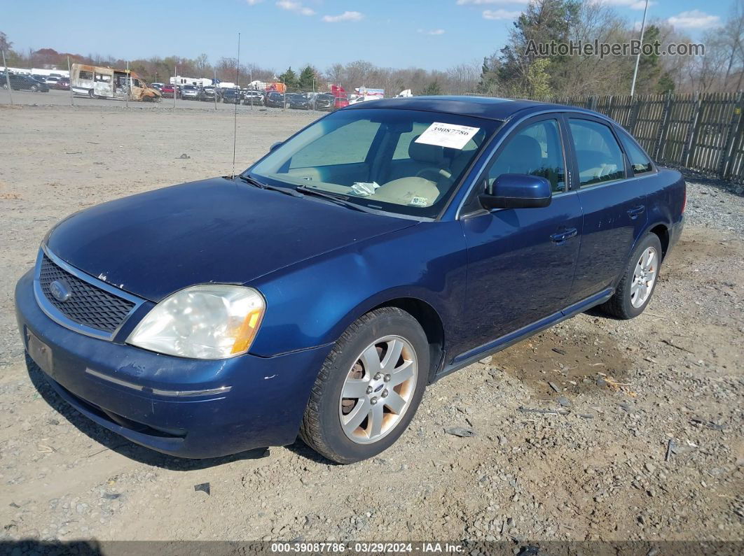 2006 Ford Five Hundred Sel Blue vin: 1FAHP24196G158081