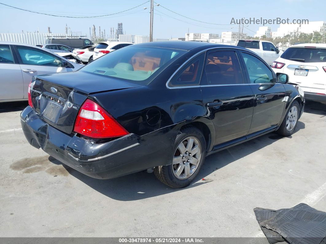 2006 Ford Five Hundred Sel Black vin: 1FAHP241X6G173463