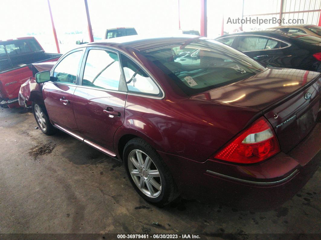 2006 Ford Five Hundred Limited Red vin: 1FAHP25106G173812