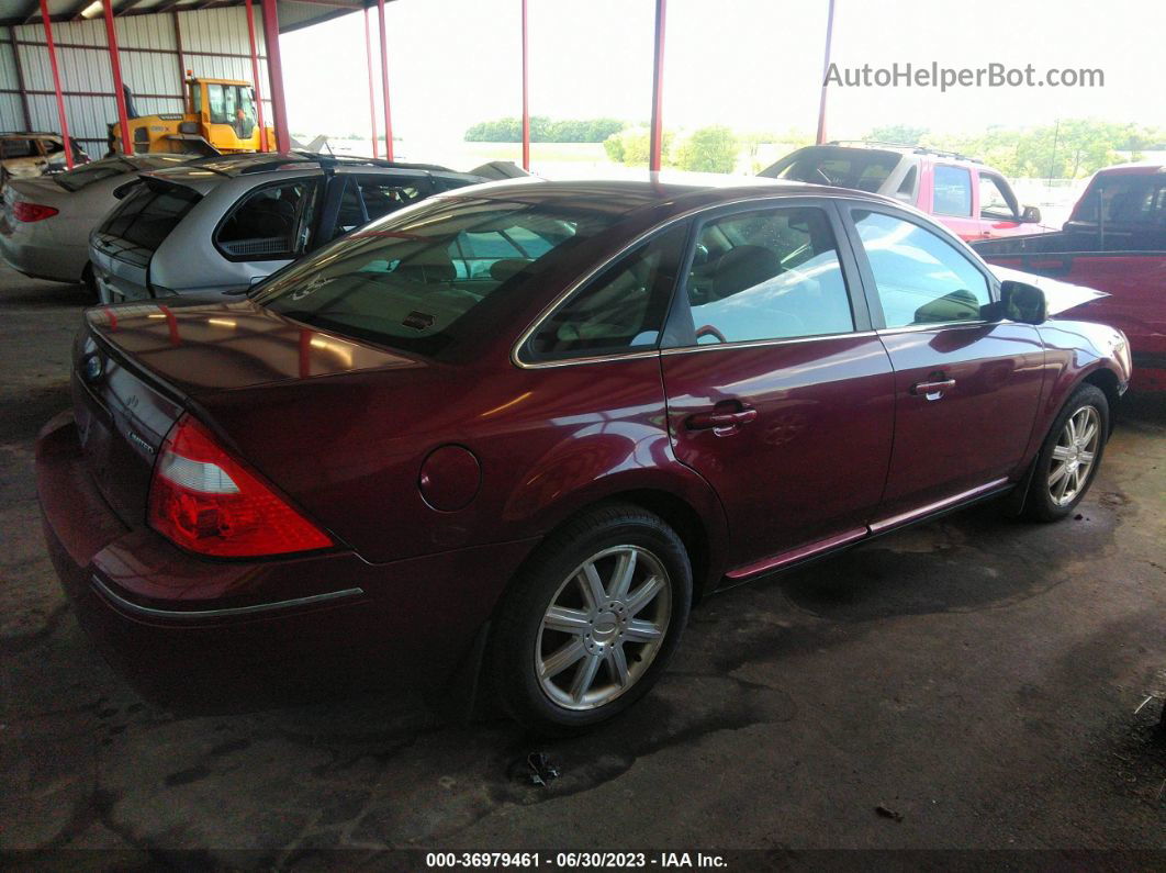 2006 Ford Five Hundred Limited Red vin: 1FAHP25106G173812