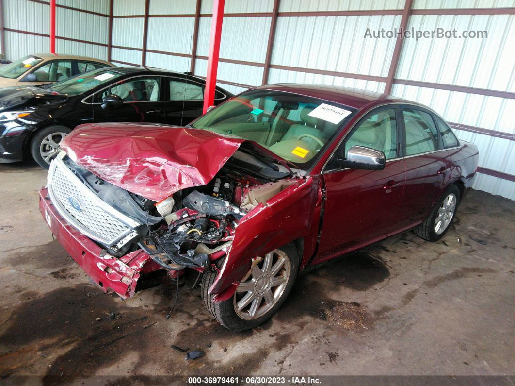 2006 Ford Five Hundred Limited Red vin: 1FAHP25106G173812