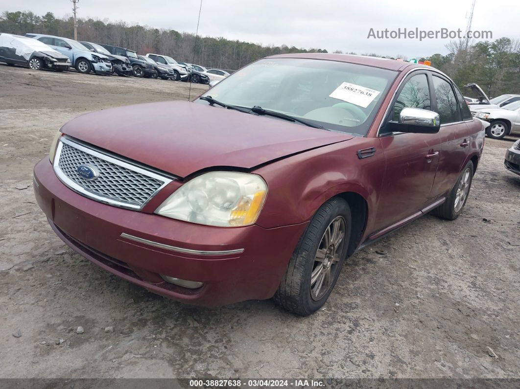 2006 Ford Five Hundred Limited Темно-бордовый vin: 1FAHP25126G161130