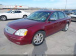 2006 Ford Five Hundred Limited Red vin: 1FAHP251X6G170075