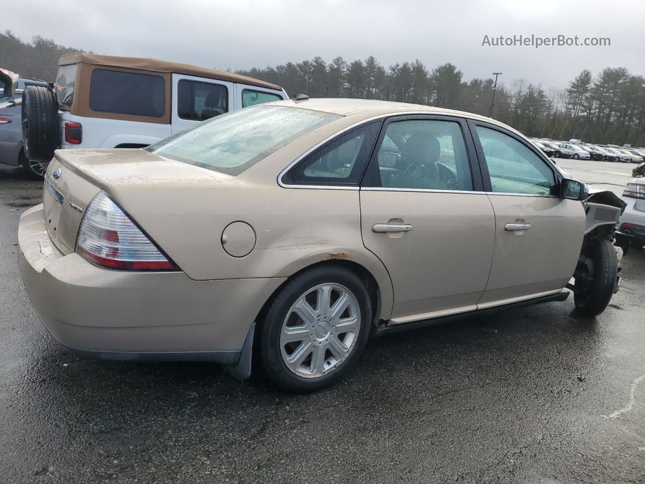 2008 Ford Taurus Limited Beige vin: 1FAHP25W38G104000