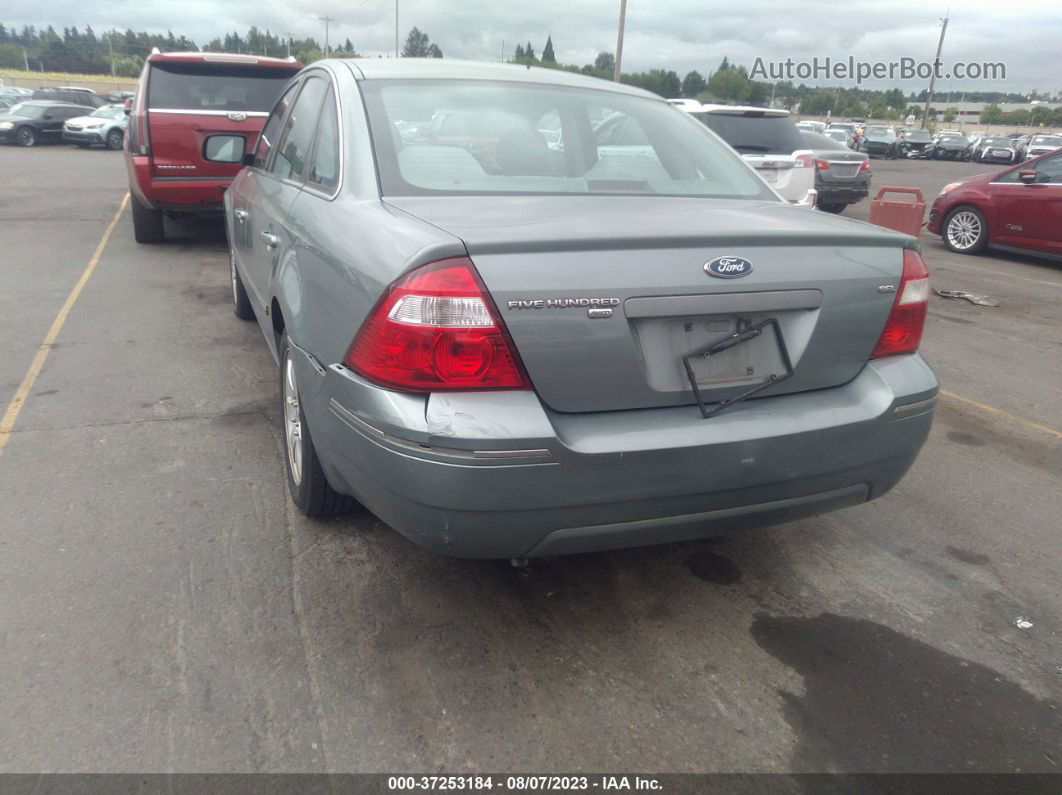 2006 Ford Five Hundred Sel Teal vin: 1FAHP27146G120513