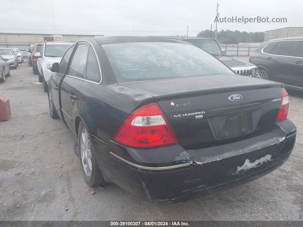 2006 Ford Five Hundred Limited Black vin: 1FAHP28156G110300