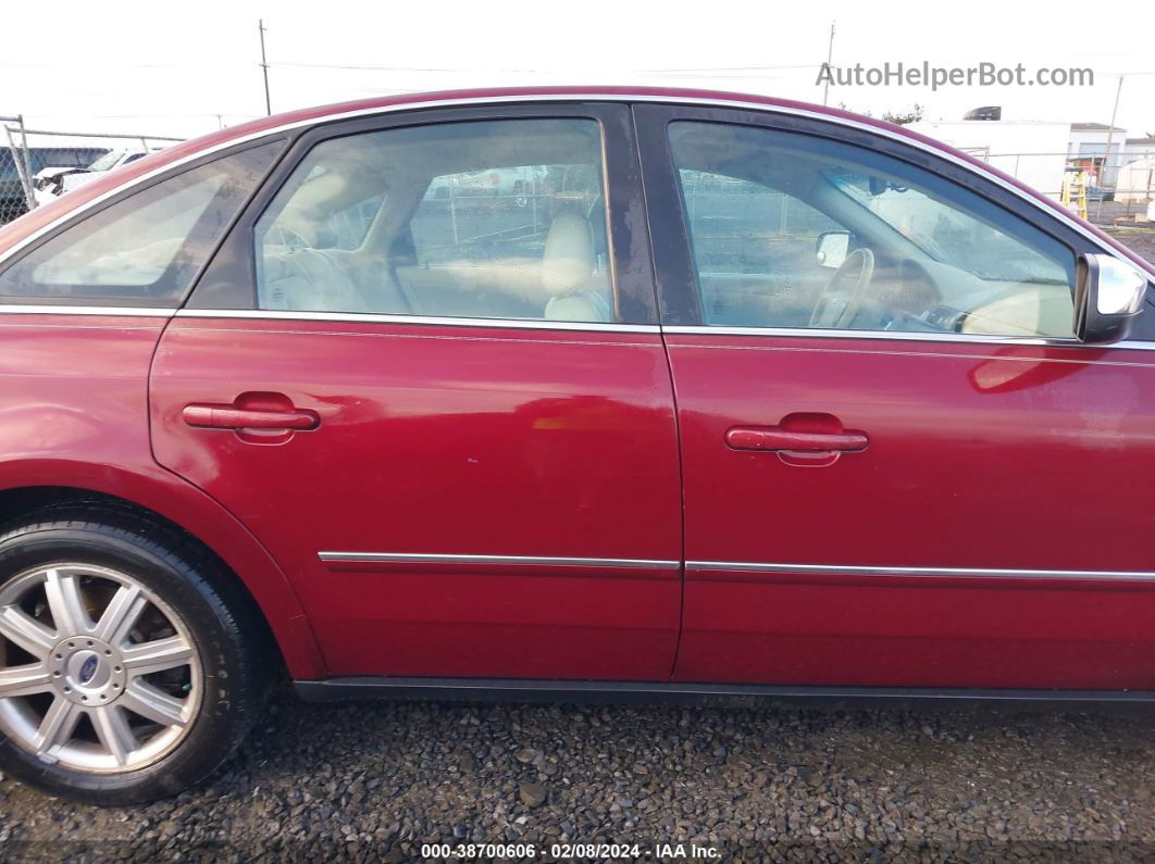 2006 Ford Five Hundred Limited Maroon vin: 1FAHP28156G126626