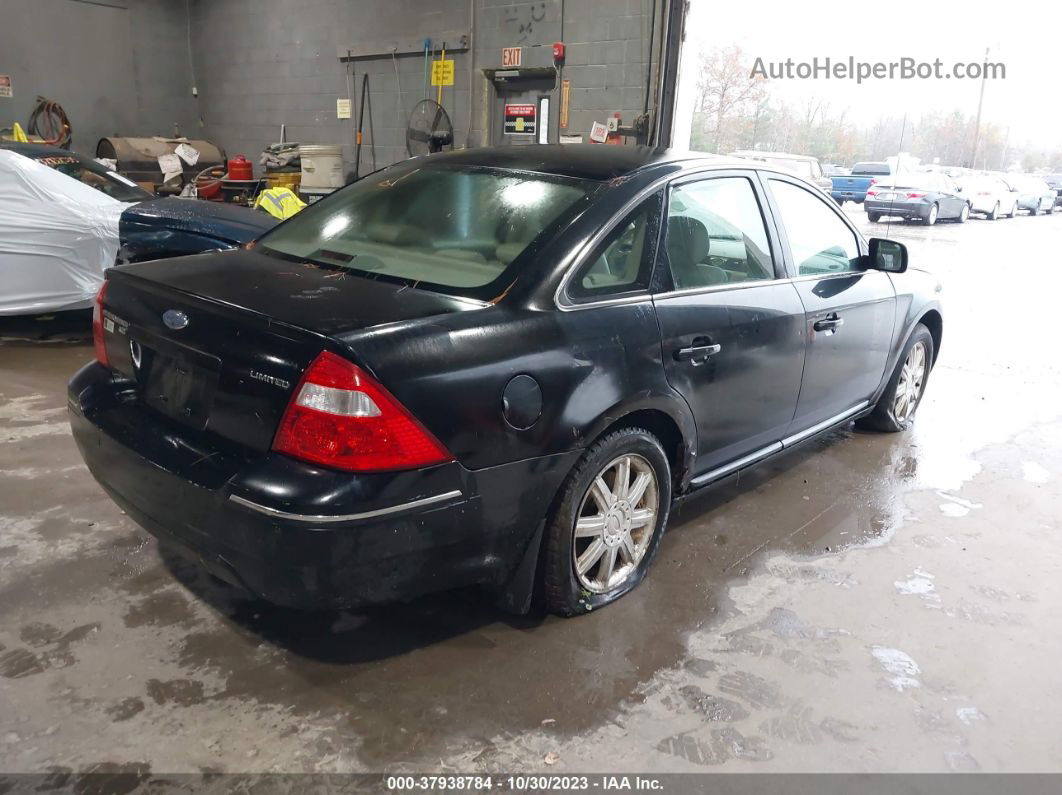 2006 Ford Five Hundred Limited Черный vin: 1FAHP28186G169762