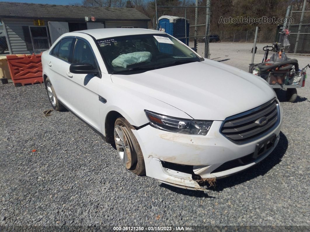 2017 Ford Taurus Se Белый vin: 1FAHP2D83HG119597