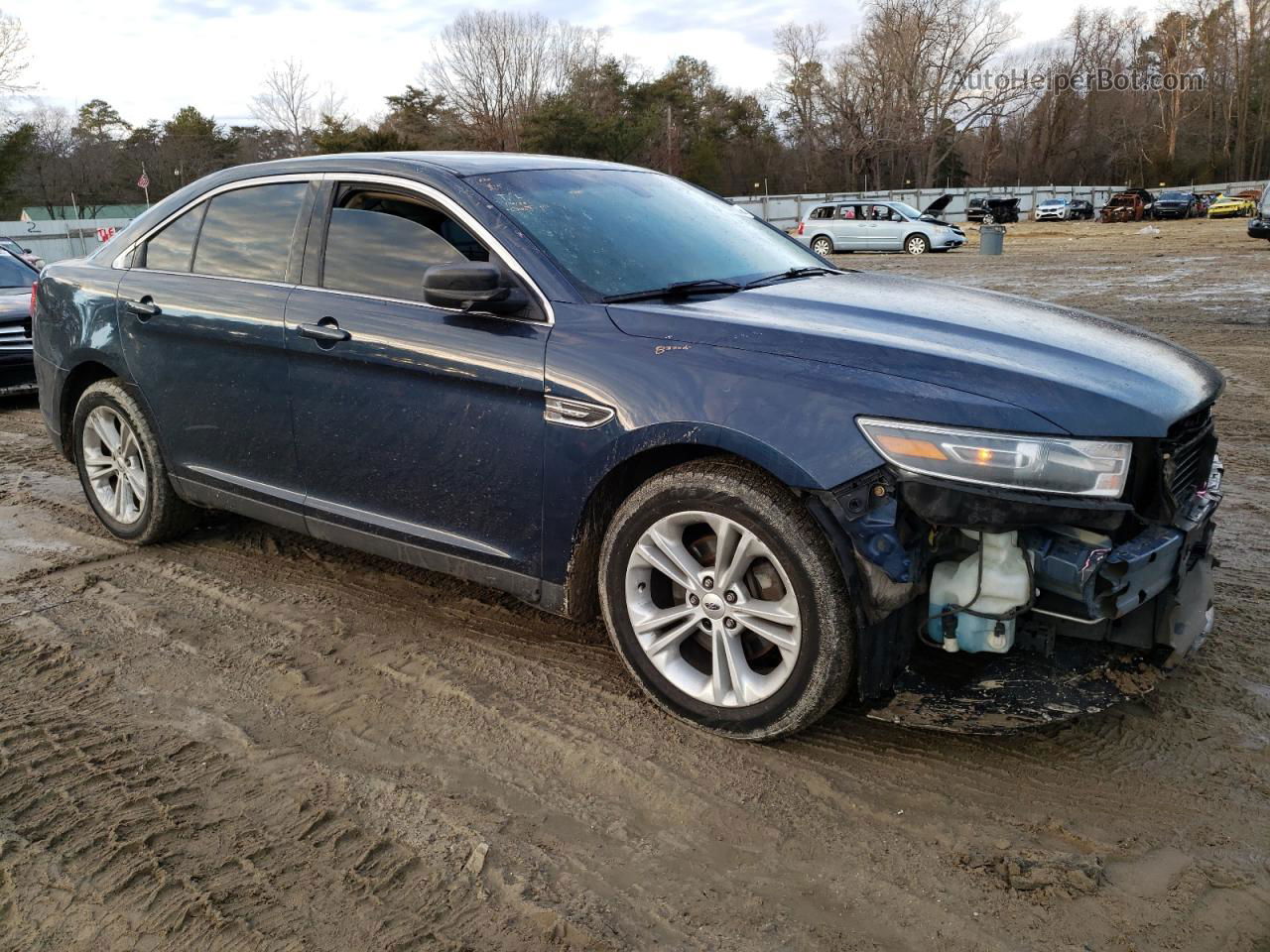 2017 Ford Taurus Se Синий vin: 1FAHP2D85HG111601