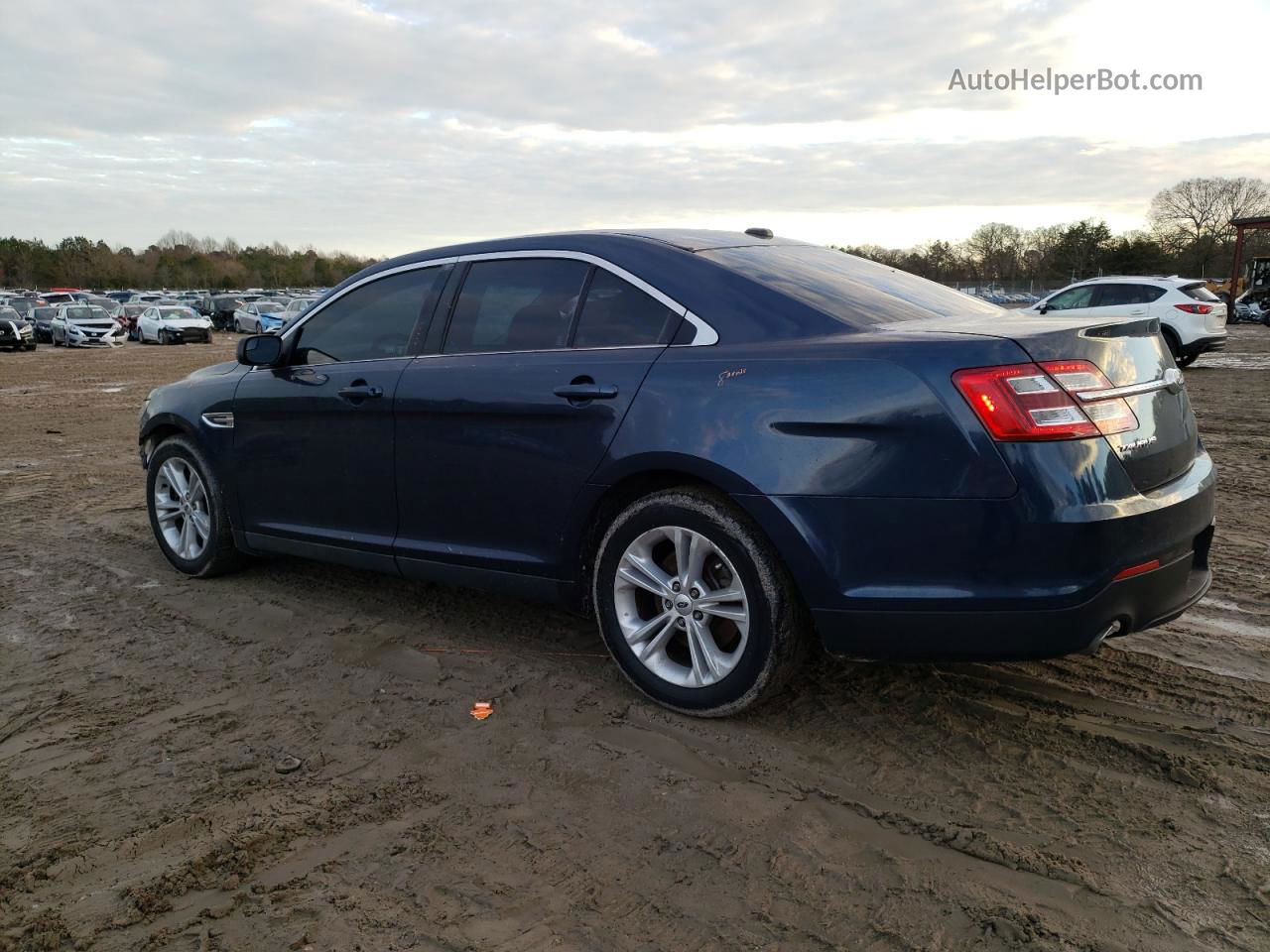 2017 Ford Taurus Se Синий vin: 1FAHP2D85HG111601