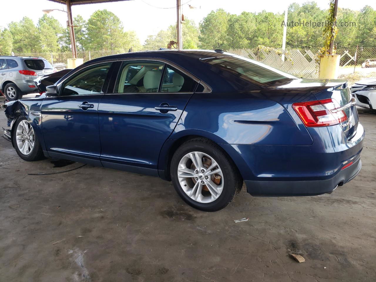 2017 Ford Taurus Se Синий vin: 1FAHP2D86HG124227