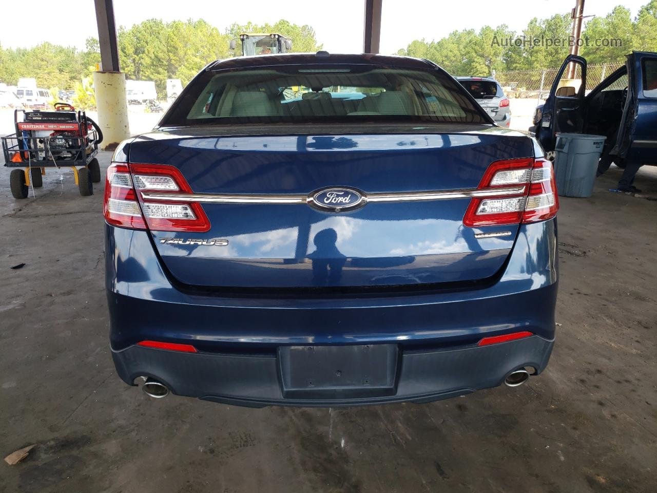 2017 Ford Taurus Se Синий vin: 1FAHP2D86HG124227