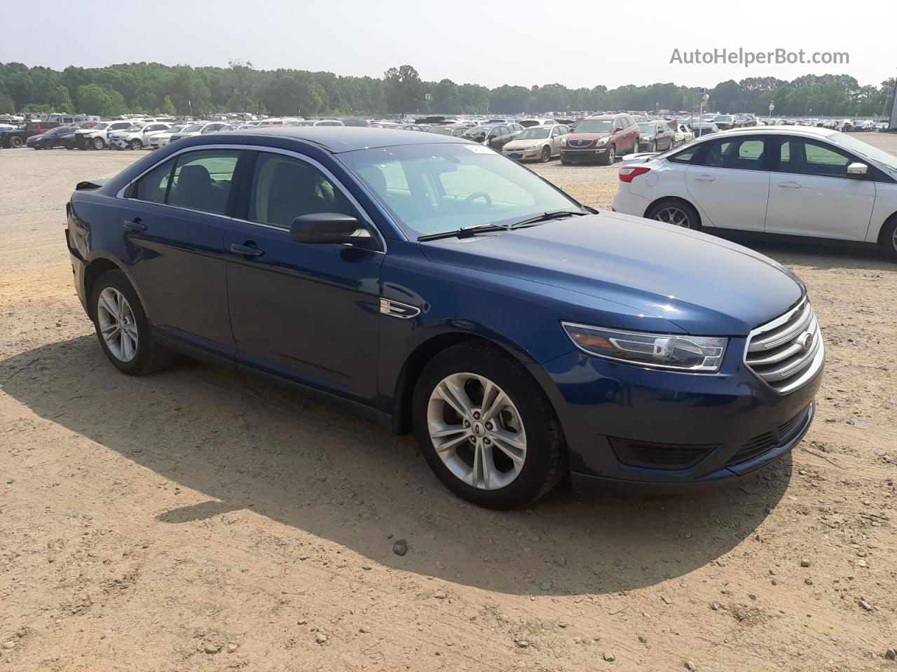 2017 Ford Taurus Se Синий vin: 1FAHP2D88HG105856