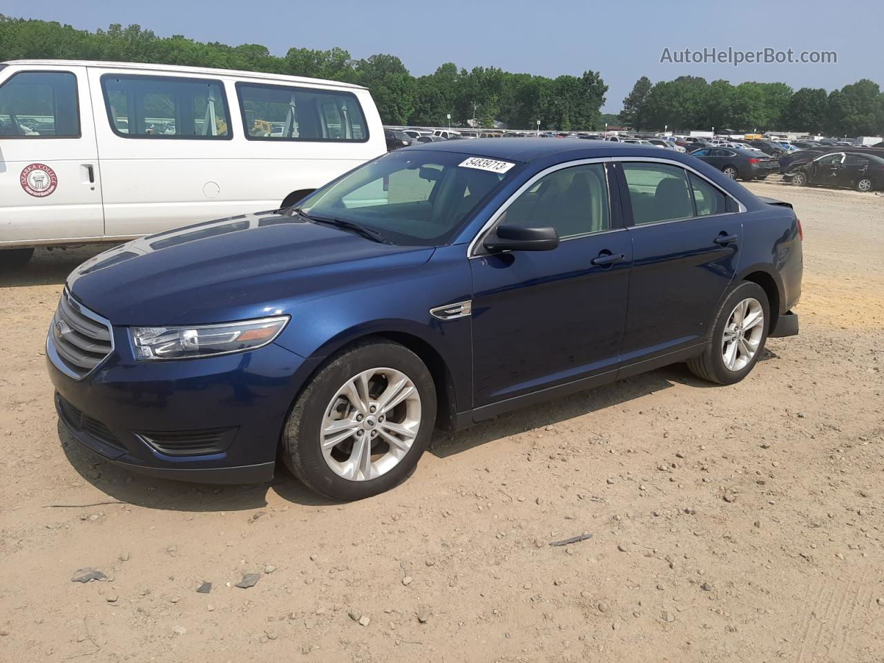 2017 Ford Taurus Se Синий vin: 1FAHP2D88HG105856