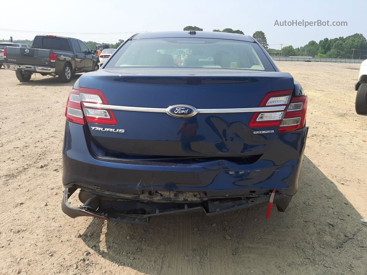 2017 Ford Taurus Se Blue vin: 1FAHP2D88HG105856