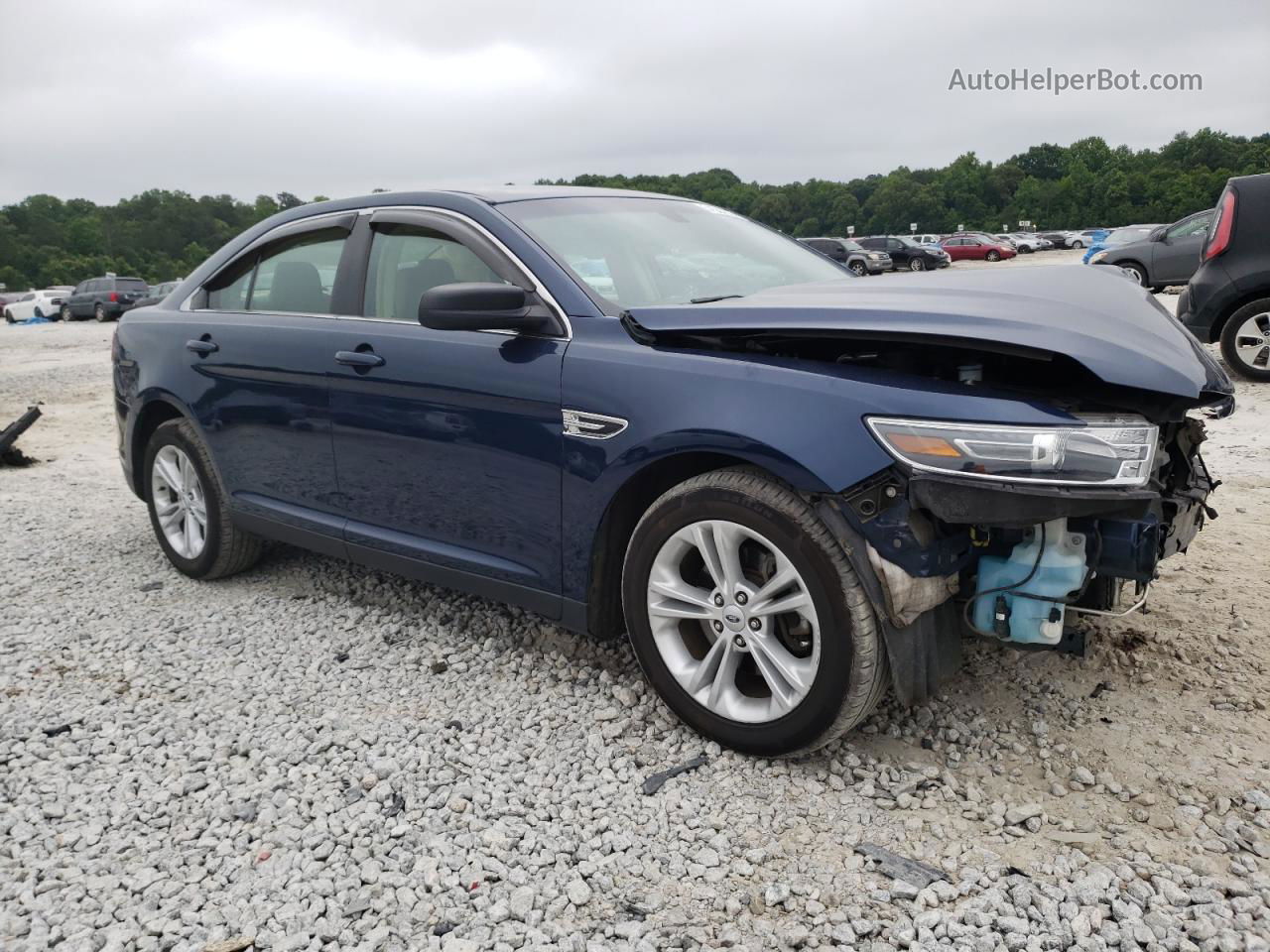 2017 Ford Taurus Se Синий vin: 1FAHP2D88HG138775