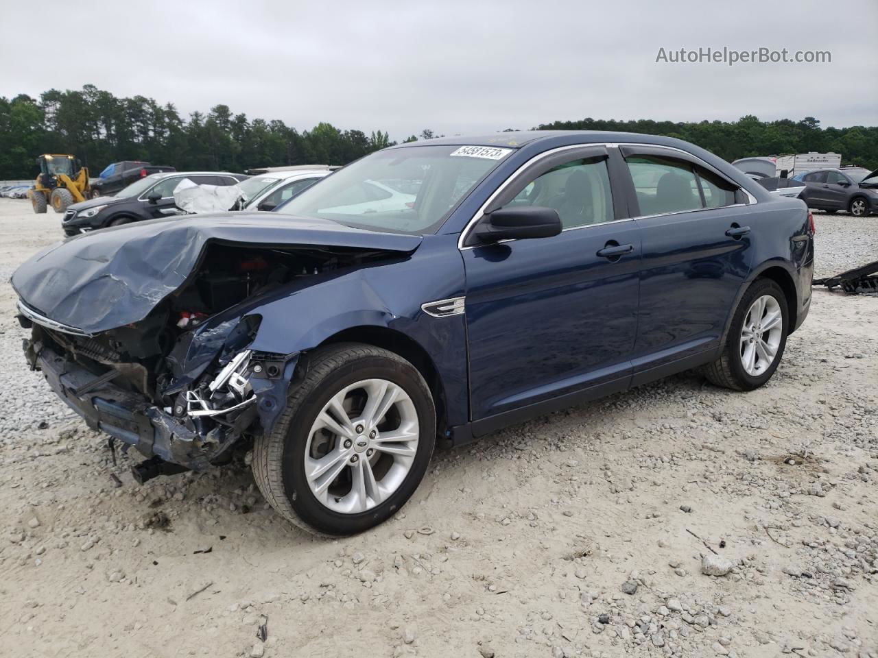 2017 Ford Taurus Se Синий vin: 1FAHP2D88HG138775