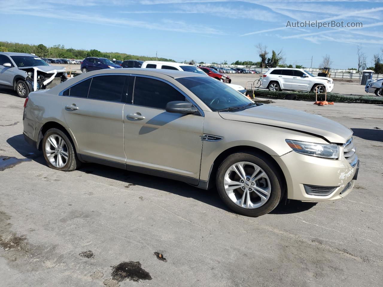 2017 Ford Taurus Se Beige vin: 1FAHP2D89HG120785