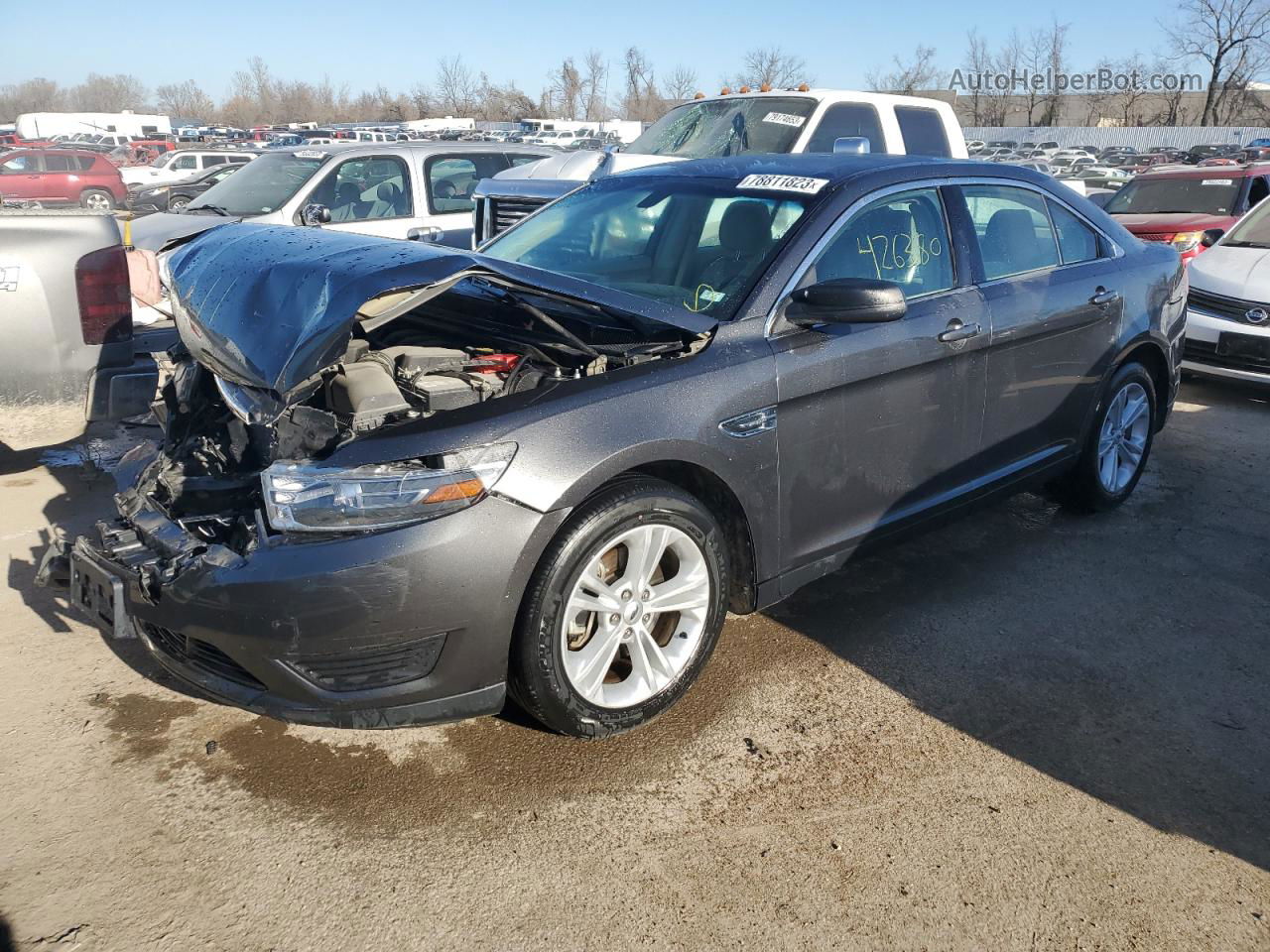 2017 Ford Taurus Se Серый vin: 1FAHP2D89HG130460