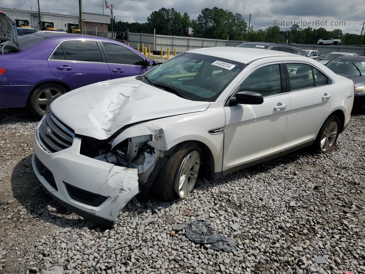 2017 Ford Taurus Se White vin: 1FAHP2D89HG136839