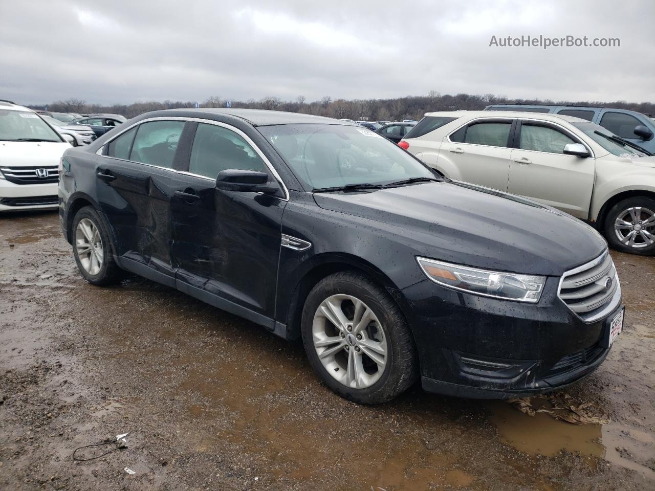 2017 Ford Taurus Sel Черный vin: 1FAHP2E80HG112850