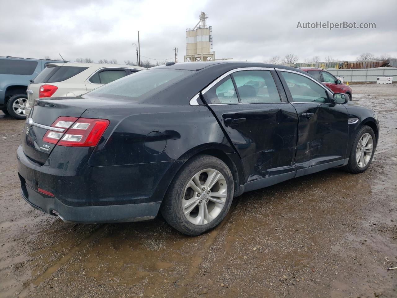 2017 Ford Taurus Sel Black vin: 1FAHP2E80HG112850