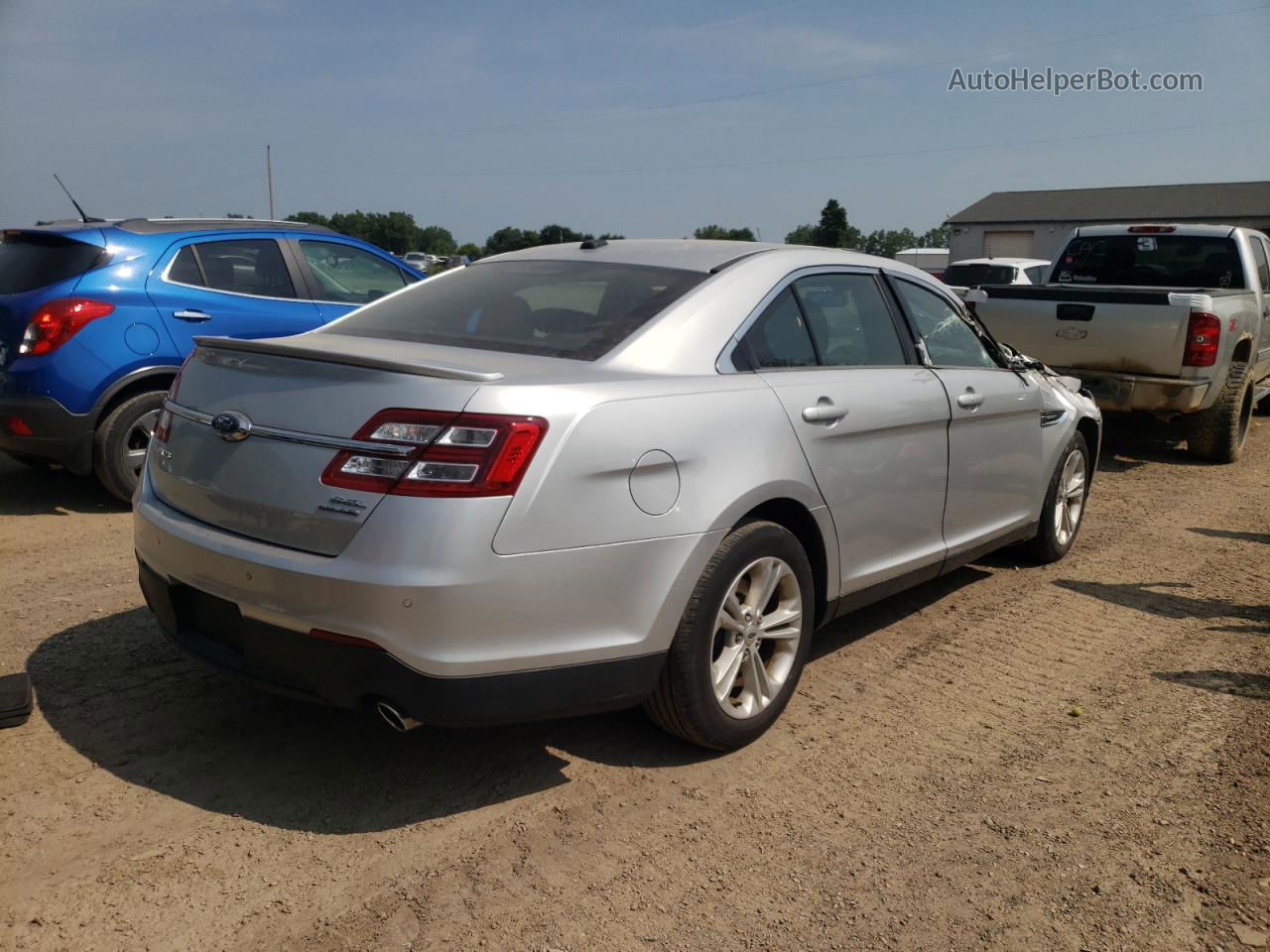 2017 Ford Taurus Sel Silver vin: 1FAHP2E80HG118499