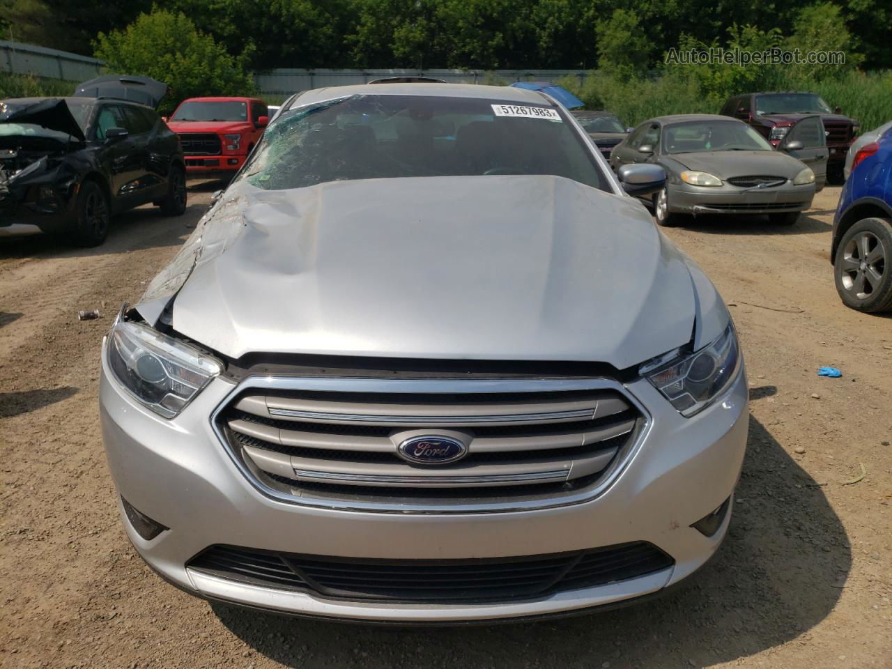 2017 Ford Taurus Sel Серебряный vin: 1FAHP2E80HG118499