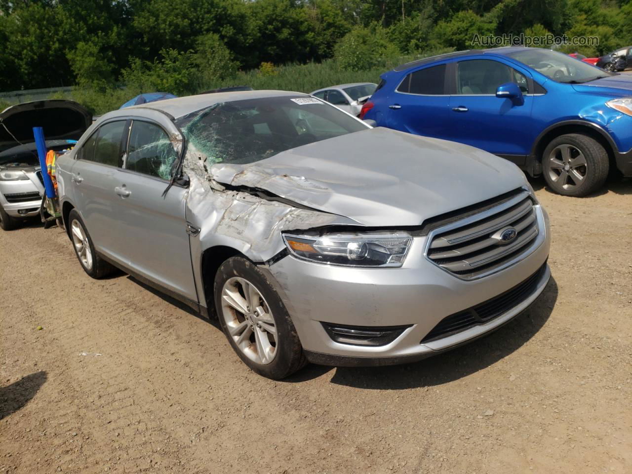 2017 Ford Taurus Sel Silver vin: 1FAHP2E80HG118499