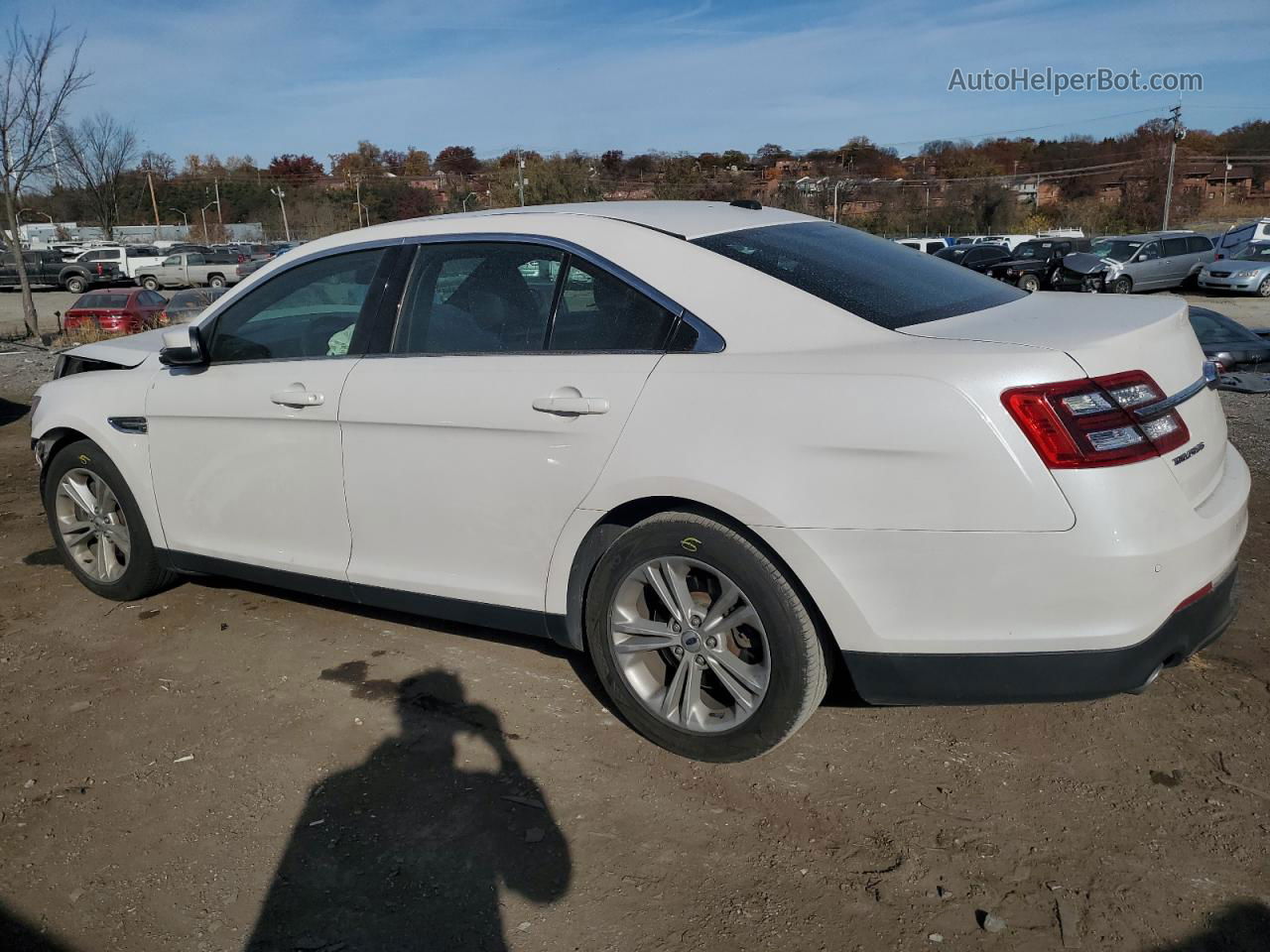 2017 Ford Taurus Sel White vin: 1FAHP2E80HG122116