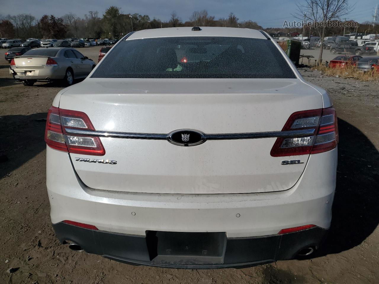 2017 Ford Taurus Sel White vin: 1FAHP2E80HG122116