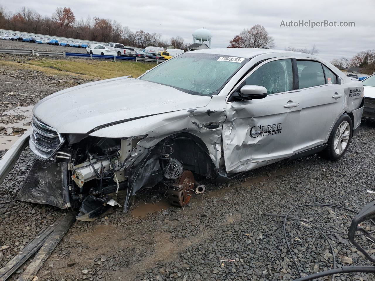 2017 Ford Taurus Sel Silver vin: 1FAHP2E80HG128157