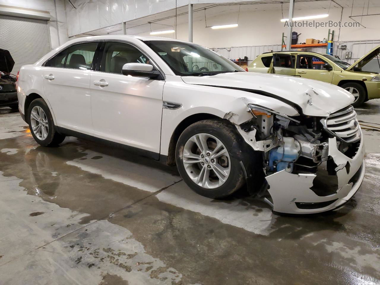 2017 Ford Taurus Sel White vin: 1FAHP2E81HG118673