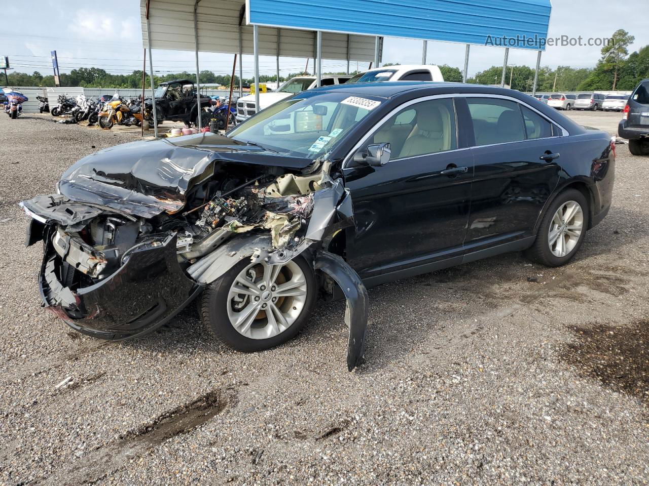 2017 Ford Taurus Sel Black vin: 1FAHP2E82HG106208