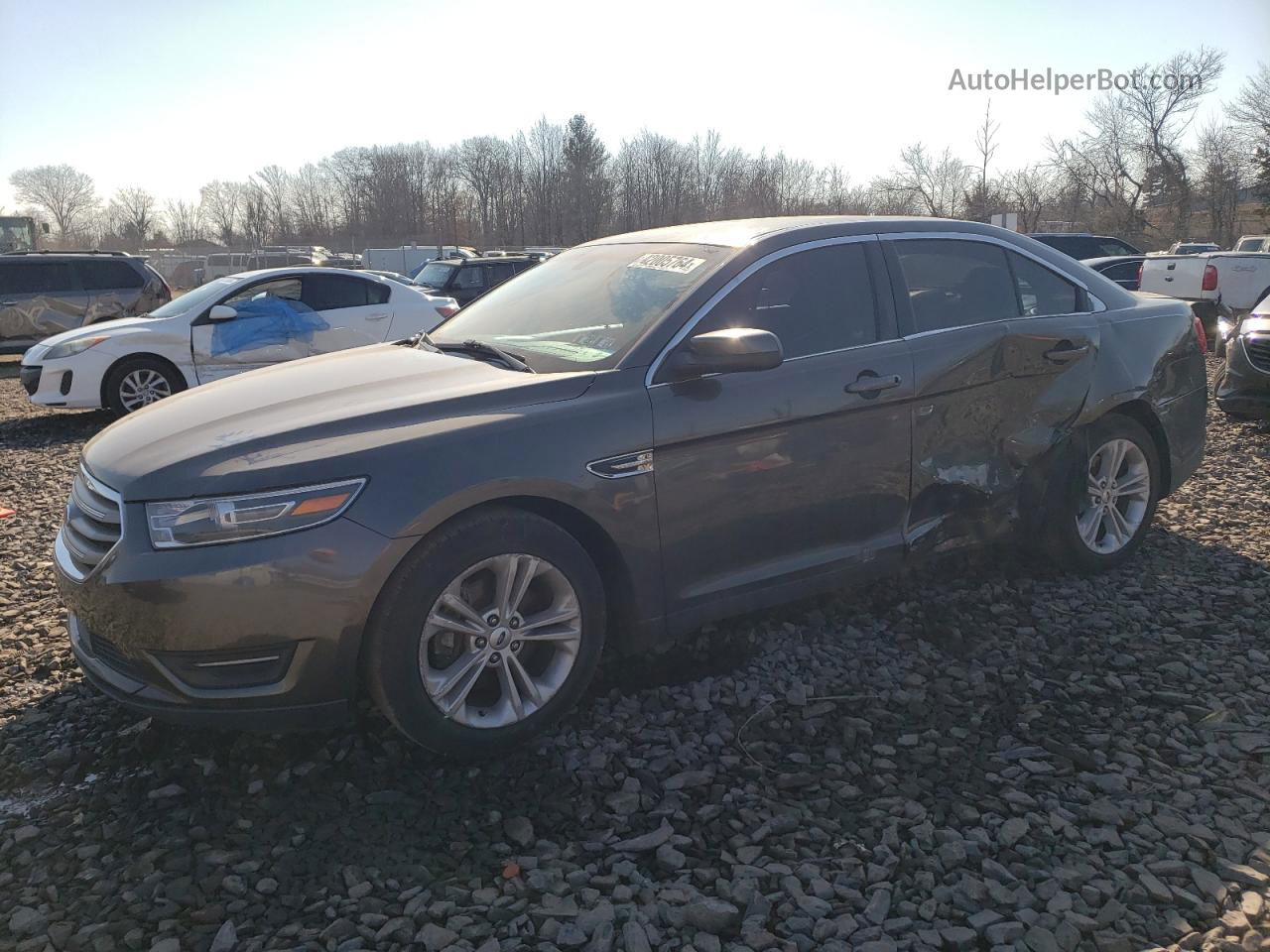 2017 Ford Taurus Sel Серый vin: 1FAHP2E82HG109819