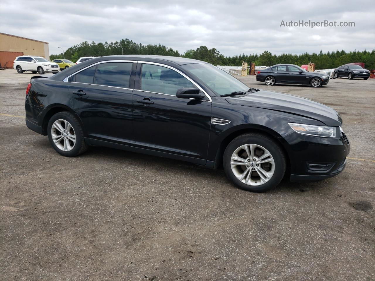 2017 Ford Taurus Sel Black vin: 1FAHP2E82HG115684