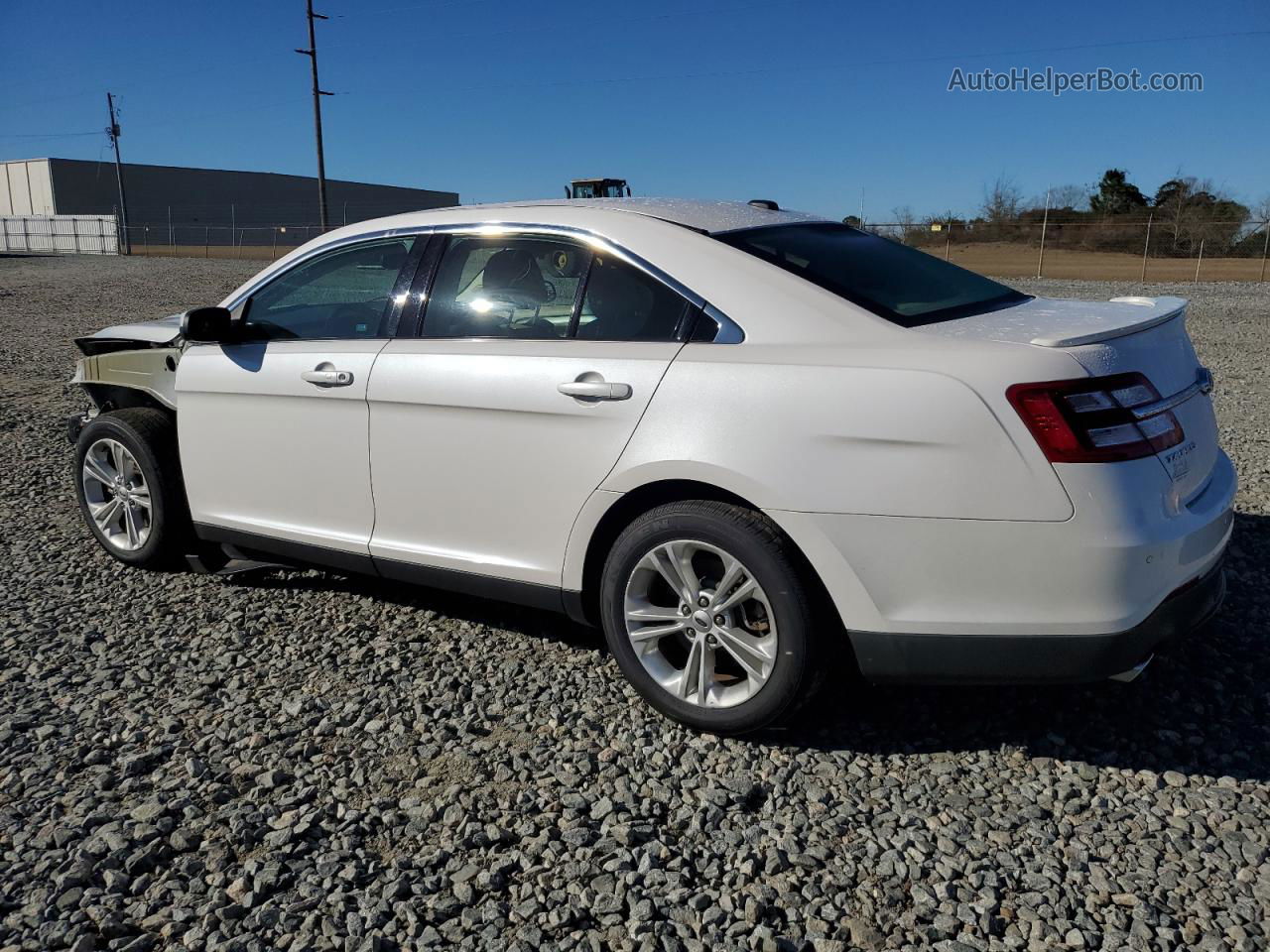 2017 Ford Taurus Sel White vin: 1FAHP2E82HG122179