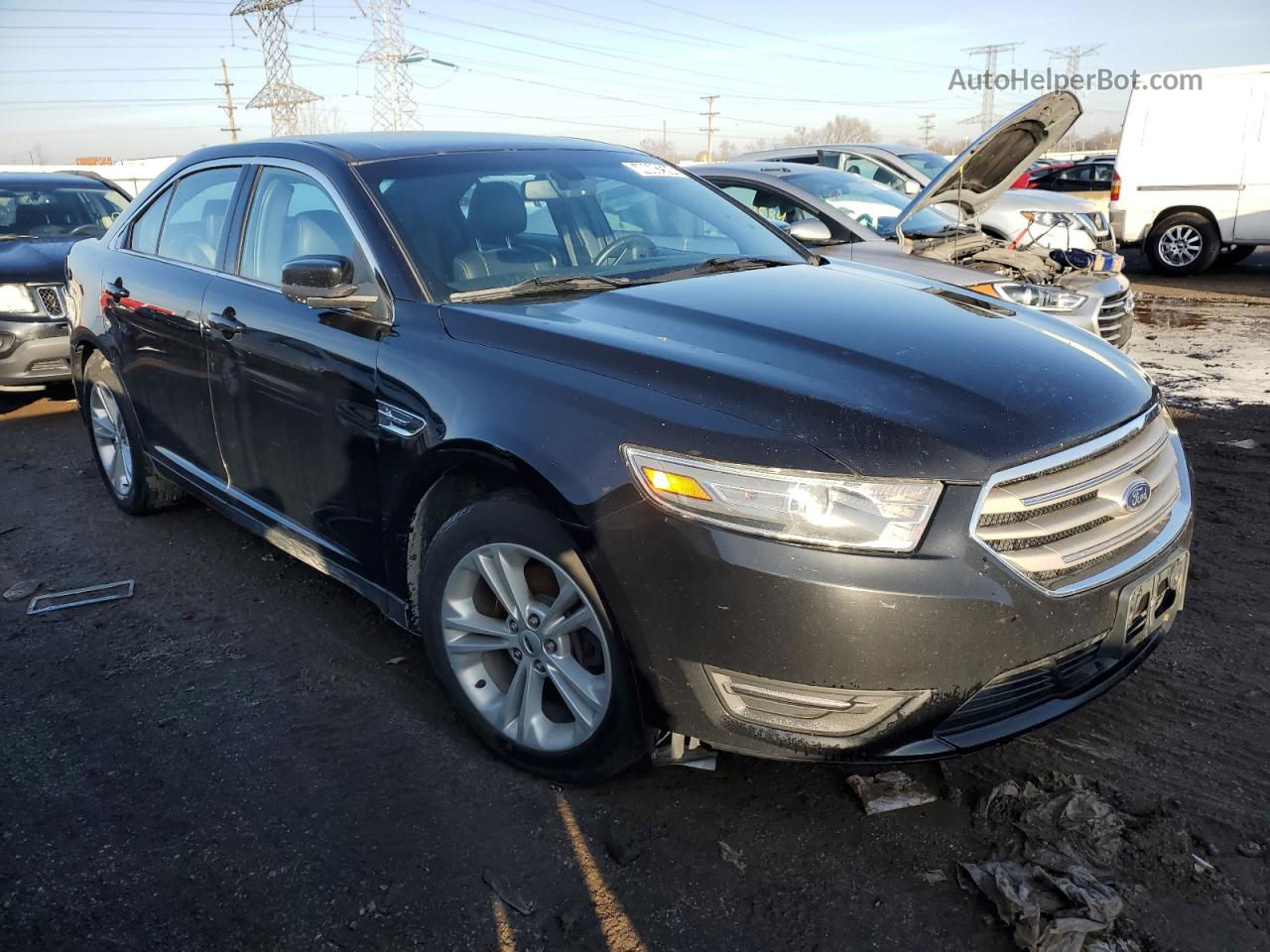 2017 Ford Taurus Sel Black vin: 1FAHP2E82HG133182