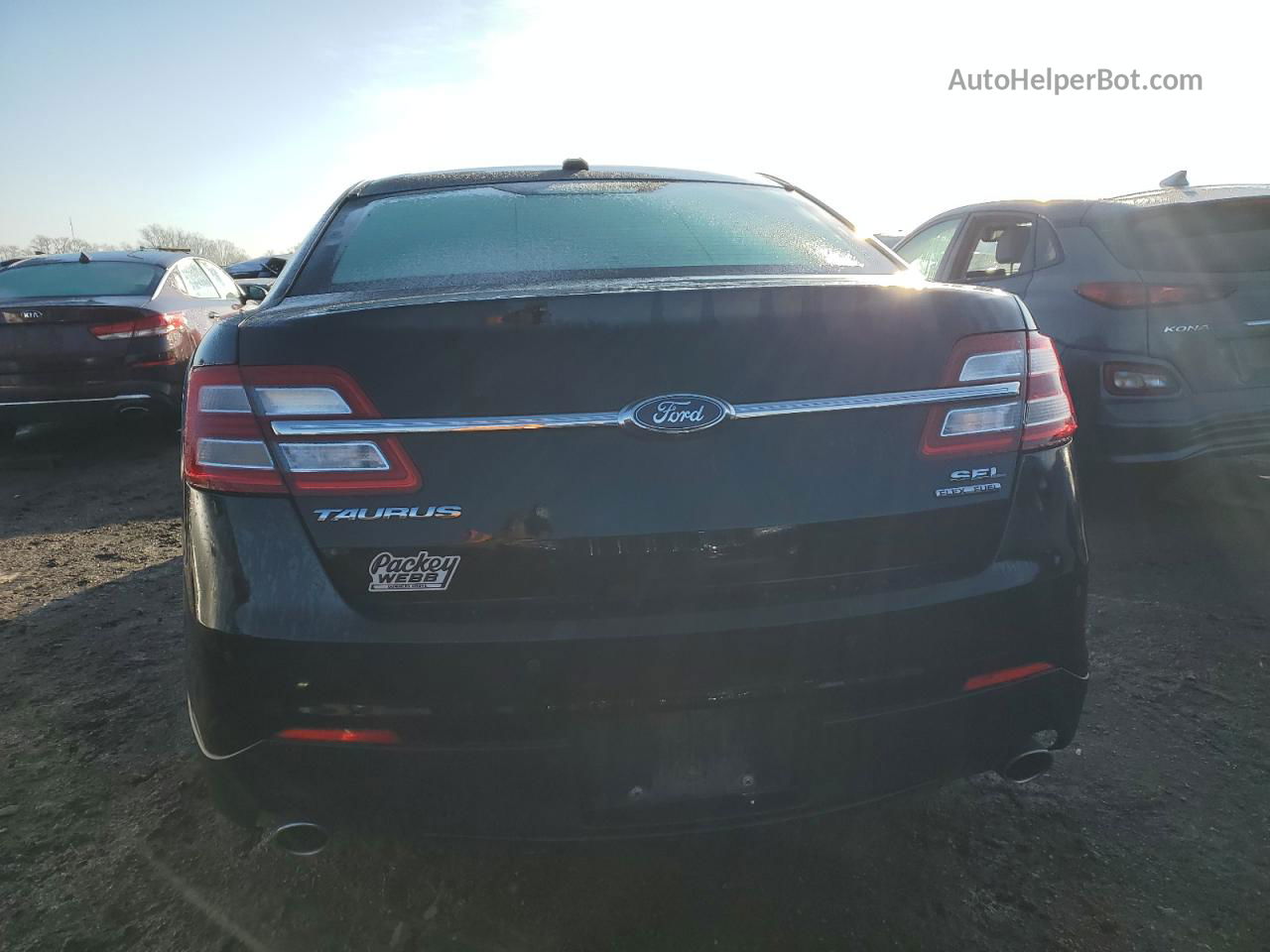 2017 Ford Taurus Sel Black vin: 1FAHP2E82HG133182