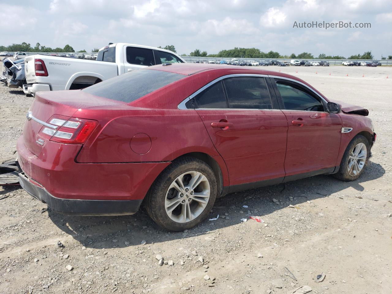 2017 Ford Taurus Sel Бордовый vin: 1FAHP2E82HG142934