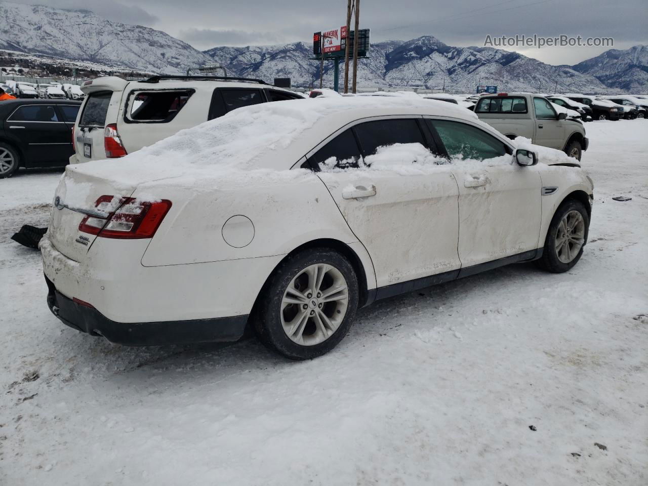 2017 Ford Taurus Sel White vin: 1FAHP2E83HG117637