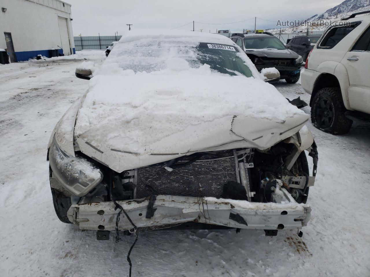 2017 Ford Taurus Sel White vin: 1FAHP2E83HG117637