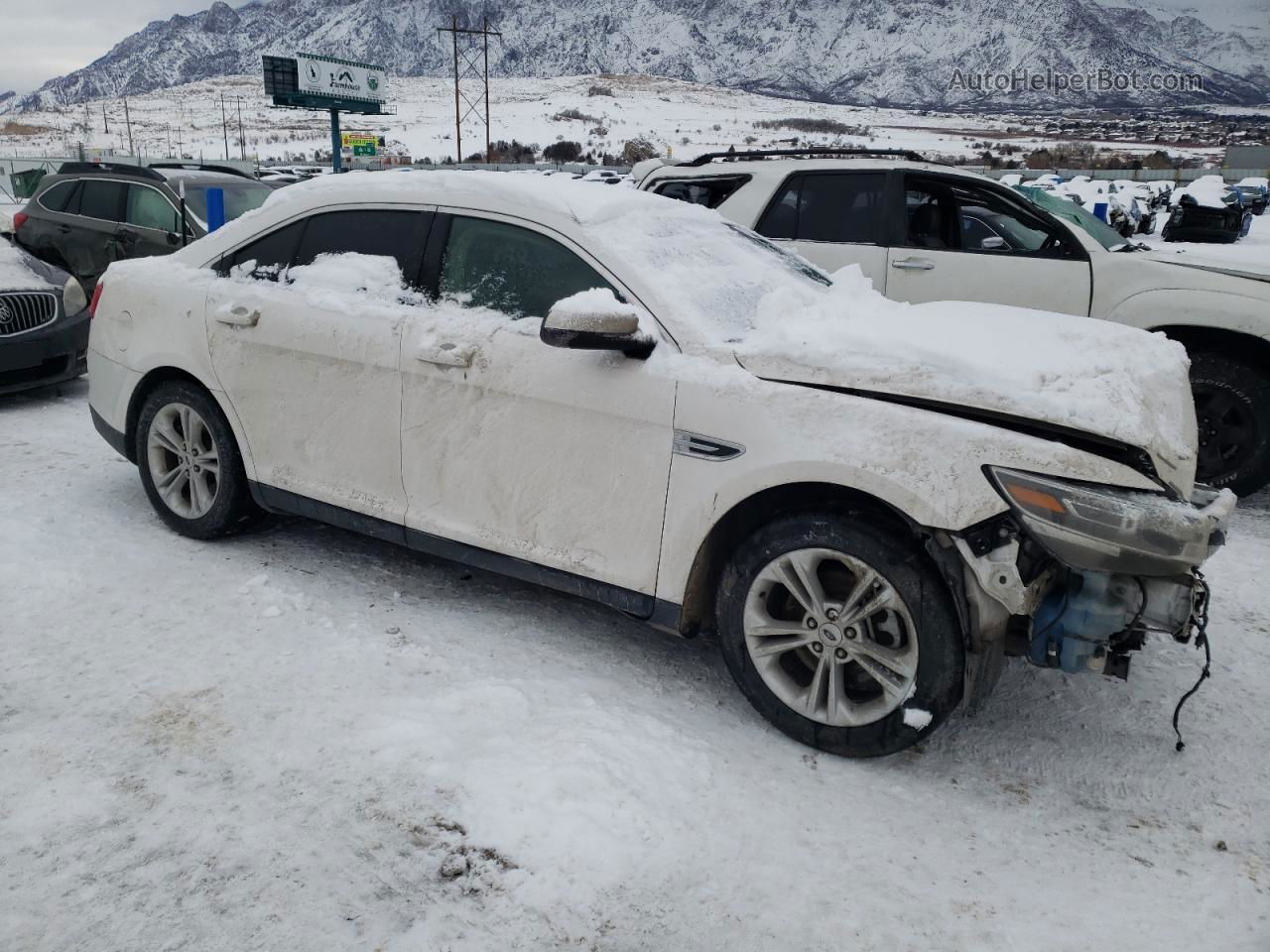 2017 Ford Taurus Sel White vin: 1FAHP2E83HG117637