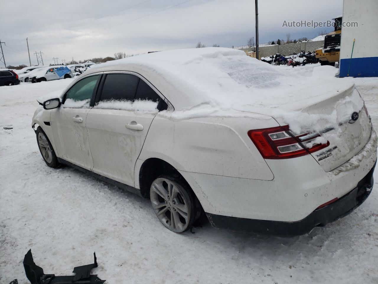 2017 Ford Taurus Sel White vin: 1FAHP2E83HG117637