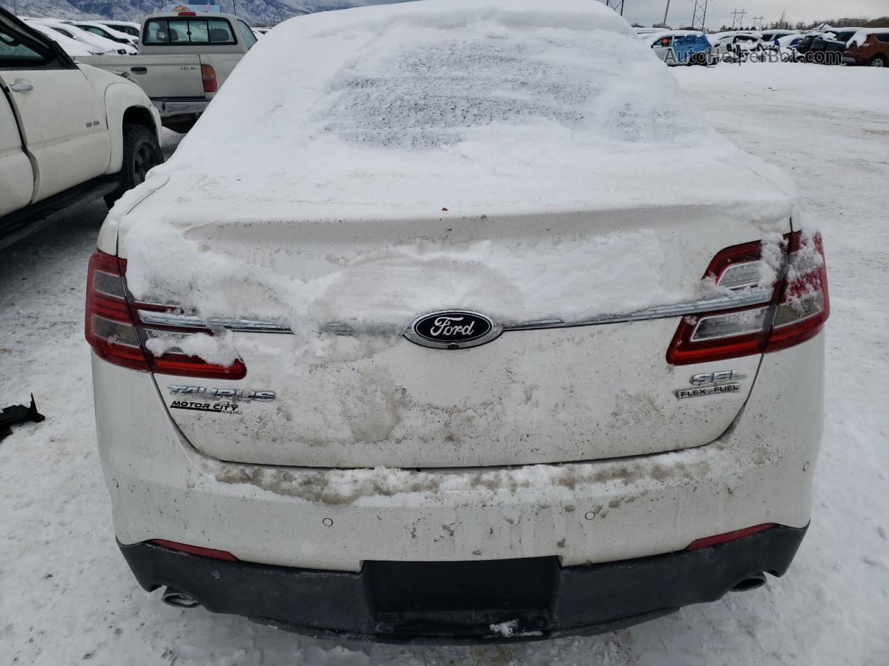 2017 Ford Taurus Sel White vin: 1FAHP2E83HG117637