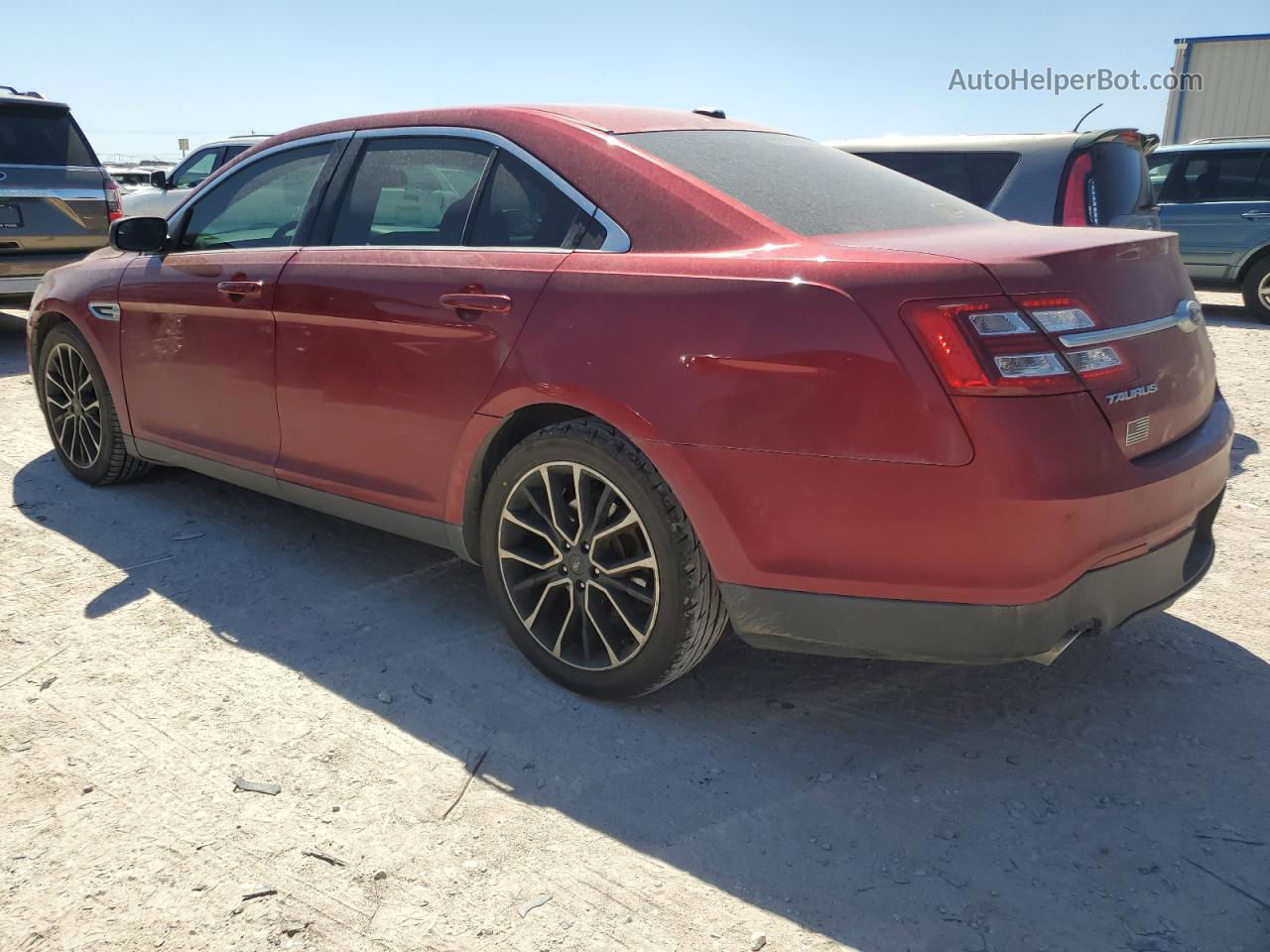 2017 Ford Taurus Sel Red vin: 1FAHP2E83HG137483