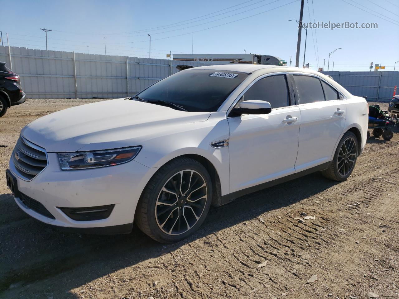 2017 Ford Taurus Sel White vin: 1FAHP2E85HG118725