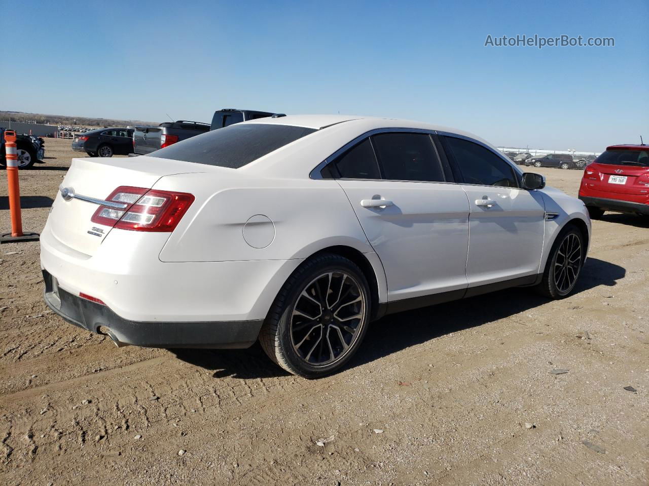 2017 Ford Taurus Sel White vin: 1FAHP2E85HG118725